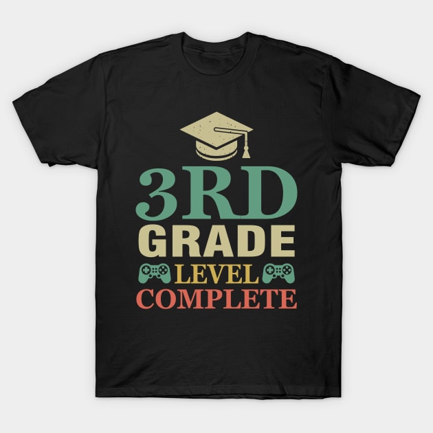 3rd grade level complete Video Gamer Graduation Cute T-Shirt by crosszcp2